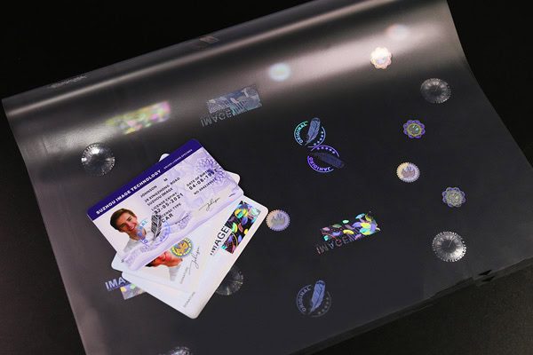 Optical embedded laminate overlays for PC polycarbonate and PVC ID cards