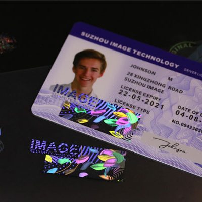 embedded hologram overlay for driver license protection