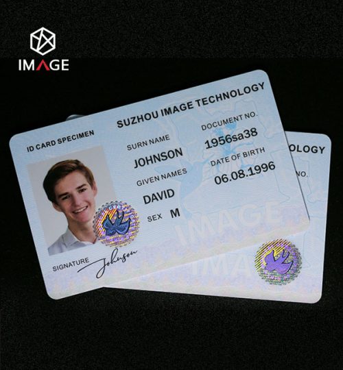 hologram laminates for PVC, PC or PETG cards