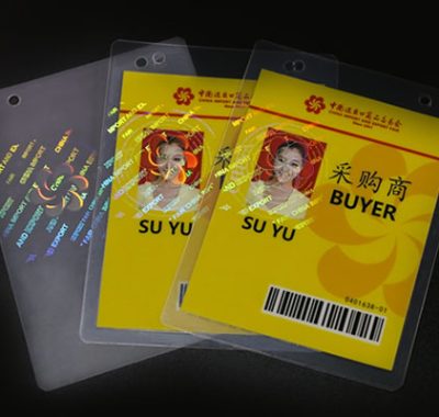 holographic laminating pouches with anti-counterfeiting features and attractive appearance