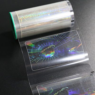 roll form custom holographic overlay with high security features